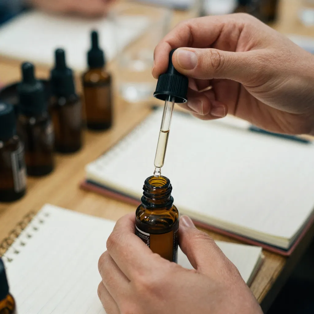 Parfymørens organ arbeidsstasjon